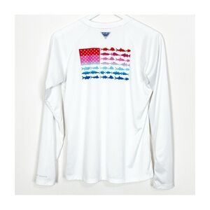 Columbia Tidal Tee PFG Fish Flag Long-Sleeve Shirt